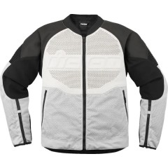 Blouson BLANC en cuir Overlord3 Icon 