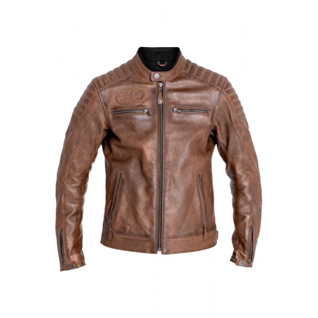 Veste en cuir Dexter MARRON John Doe - L