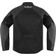 Blouson en cuir Mesh AF ICON NOIR - XL