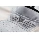 Blouson en cuir Mesh AF ICON BLANC
