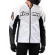 Blouson en cuir Mesh AF ICON BLANC - L
