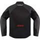 Blouson en cuir Mesh AF ICON ROUGE