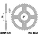 Kit Chaine DID Honda XL 125 Varadero - Couronne