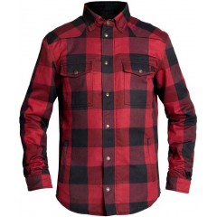 Veste Motoshirt ROUGE - John Doe