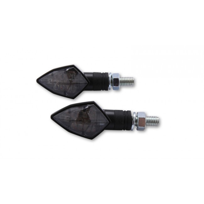 Clignotant LED HIGHSIDER smart Rock homologué - verre fumé