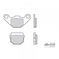 Plaquettes de frein avant BREMBO 07026CC