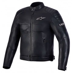 Blouson en cuir Revern Alpinestars - NOIR