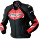 Veste RST Tractech Evo D3O cuir - ROUGE - 3XL
