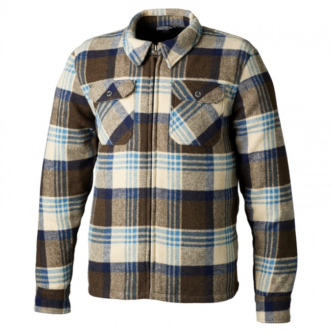 Chemise RST Brushed homme CE - Marron - M