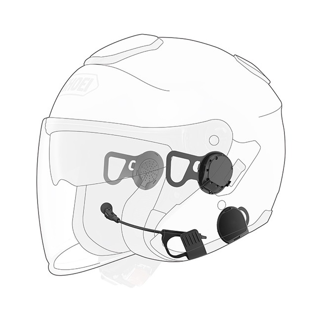 Intercom Bluetooth®SENA 10U pour casque Shoei Jet Cruise - SENA