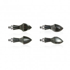 Clignotants à LED Akka Noir/Fumé