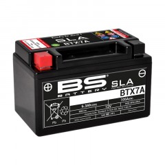 Batterie BS BTX7A SLA sans entretien activée usine