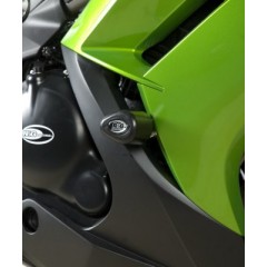 Tampons de protection R&G RACING Aero noir Kawasaki ER-6 F