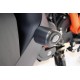Tampons de protection R&G RACING Aero noir KTM RC8 1190/R/R Track