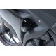 Tampons de protections R&G RACING Aero Race version noir Yamaha YZF-R3