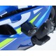 Tampons de protection R&G RACING Aero noir Suzuki GSX-R1000 17-18