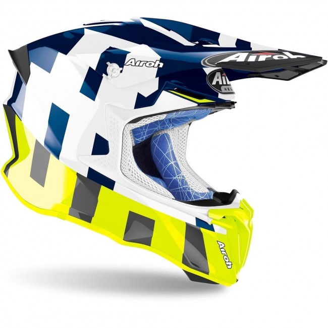 Casque Airoh Twist 2.0 Frame Bleu brillant