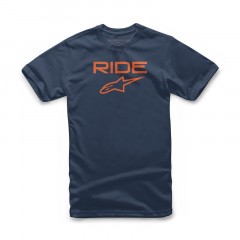 Tee Shirt Alpinestars RIDE 2.0 Navy Orange