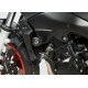 Tampons de protection R&G RACING Aero noir Suzuki GSR600/