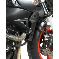 Tampons de protection R&G RACING Aero noir Suzuki GSR600/
