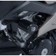 Tampons de protection R&G RACING Aero noir Suzuki GSX-S/GSX-R 125