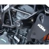 Tampons de protection R&G RACING Aero noir MV Agusta