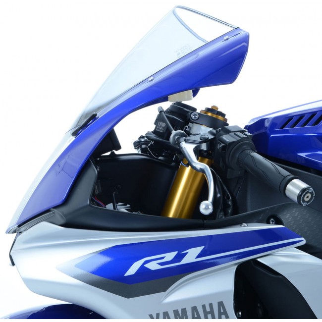 Cache Rétroviseur En Aluminium CNC Pour Yamaha YZF-R1 / R1M 2020-2025 - Déflecteur Esthétique Et Aérodynamique