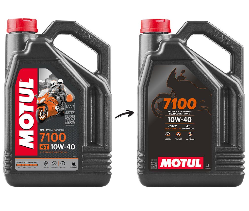 Motul 7100 Synthetic 4T 10W-40 Oil Change Kit: Yamaha Tenere 700